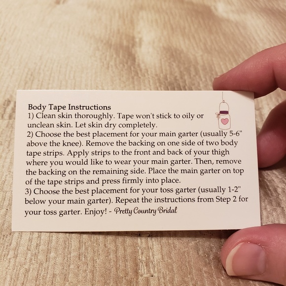 Plus Size Bridal Embellished LaceGarter Set - Picture 7 of 7